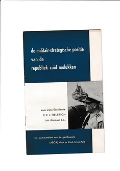 De militair strategische positie van de Republiek Zuid Molukken