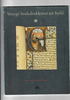 Vroege boekdrukkunst uit Italie