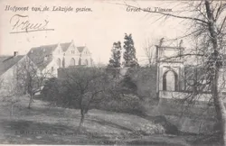 Vianen Hofpoort van de Lekzijde gezien