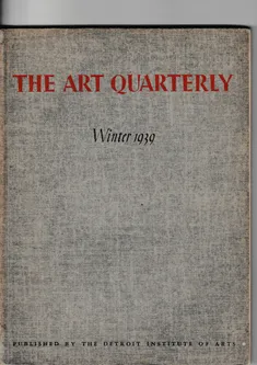 The Art Quarterly Winter 1939