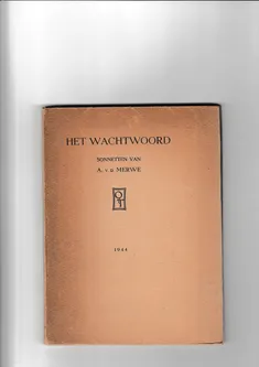 Het Wachtwoord sonnetten