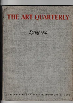The Art Quarterly Spring 1939