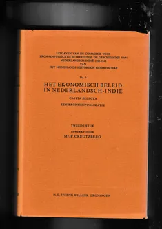 Het ekonomisch beleid in Nederlandsch Indie