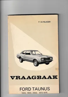 Vraagbaak Ford Taunus 1972 1975