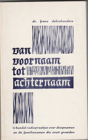 Van voornaam tot achternaam