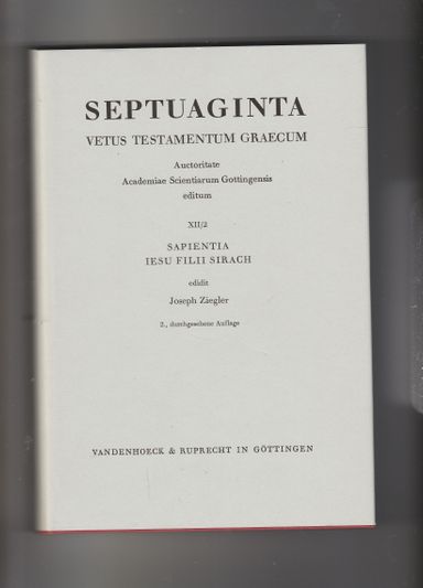 Septuaginta Sapientia Iesu Filii Sirach