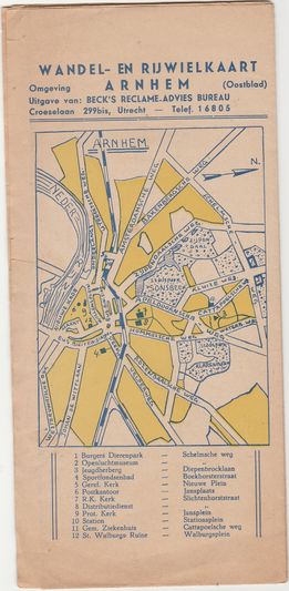 Wandel en rijwielkaart Arnhem
