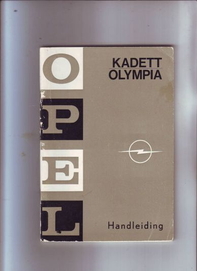 Kadett Olympia Handleiding