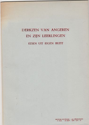 Derkzen van Angeren en zijn leerlingen etsen uit eifgen bezit