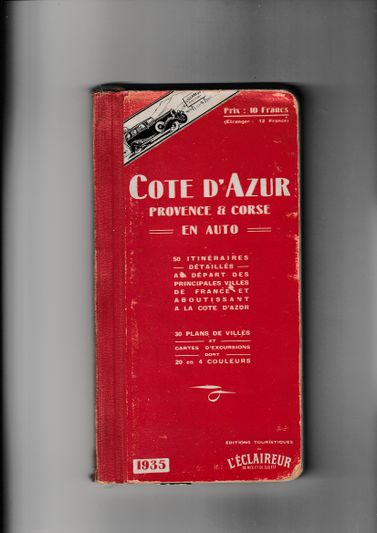 Cote d Azur Provence et Corse en auto