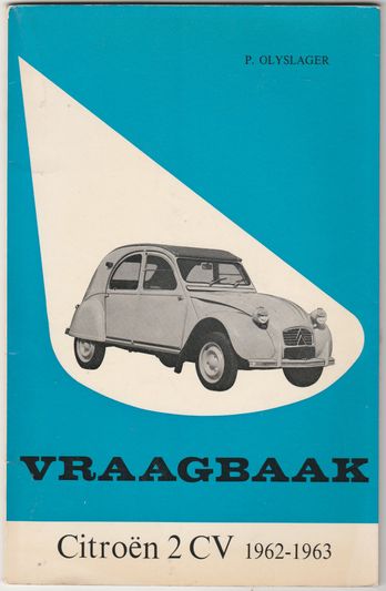 Vraagbaak Citroën 2CV 1962-1963