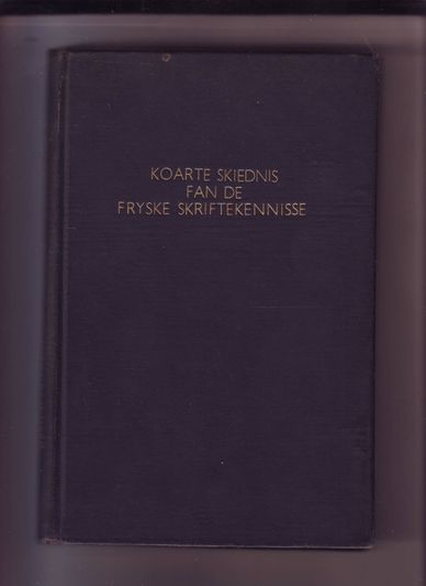 Koarte Skiednis fan de Fryske Skriftekenisse