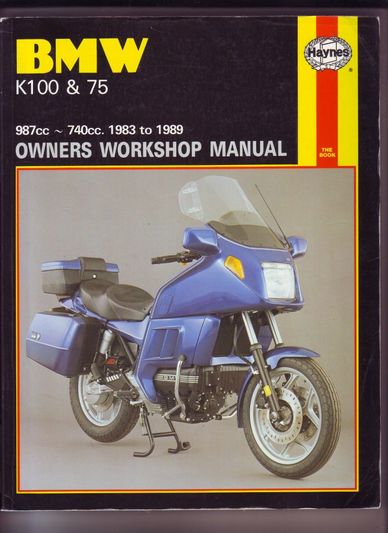 BMW K100 & 75 Owners workshop manual