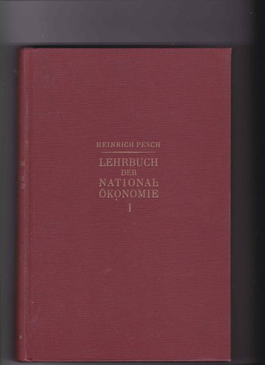 Lehrbuch der Nationalökonomie
