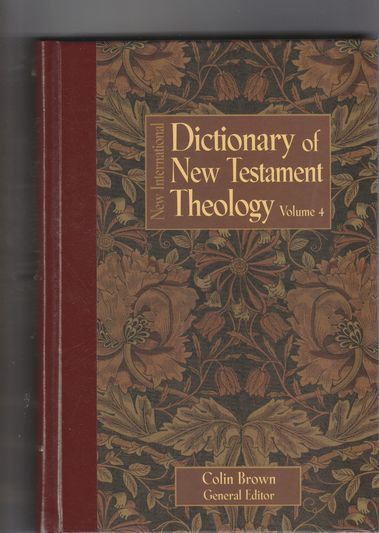 Dictionary of New Testament Theology Volume 4  Indexes