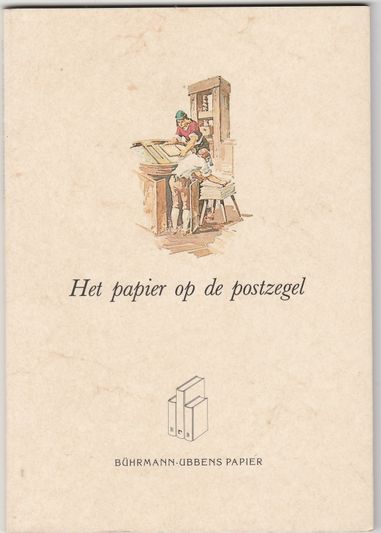 Het papier op de postzegel