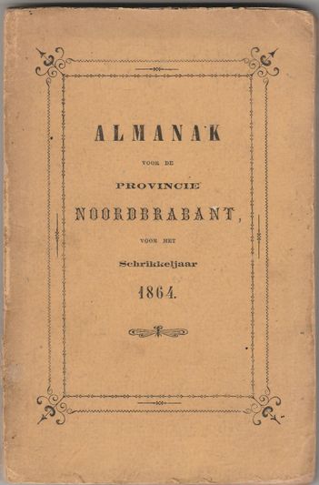 Almanak voor de provincie Noordbrabant
