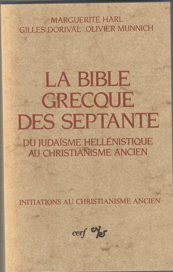 La Bible Grecque des Septante