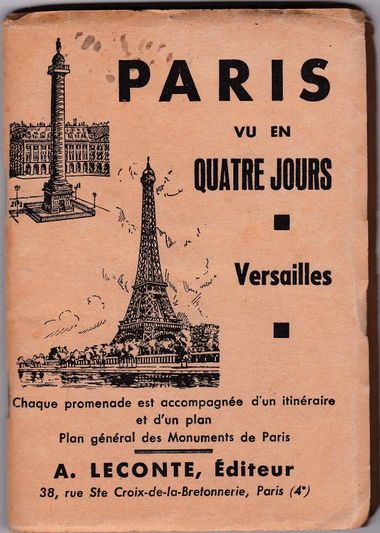 Paris vu en quatre jours Versailles
