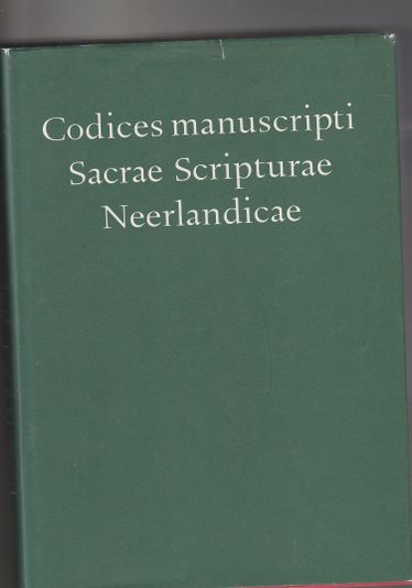 Codices manuscripti Sacrae Scripturae Neerlandicae