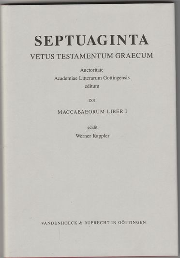Septuaginta Maccabaeorum Liber I-II-III