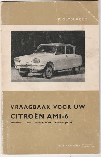 Vraagbaak voor uw Citroën AMI-6