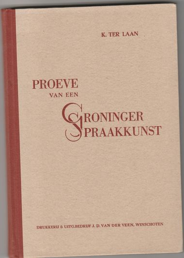 Proeve van een Groninger Spraakkunst