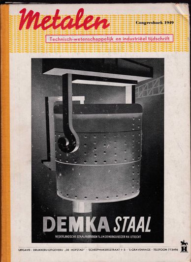 Metalen Congresboek 1949