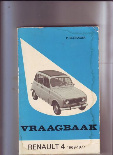 Vraagbaak Renault 4 1969-1977
