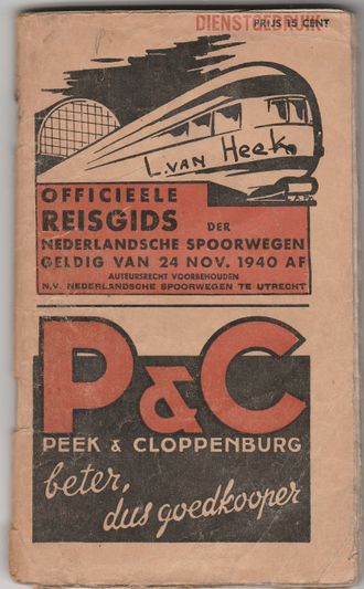 Officieele reisgids der Nederlandsche Spoorwegen