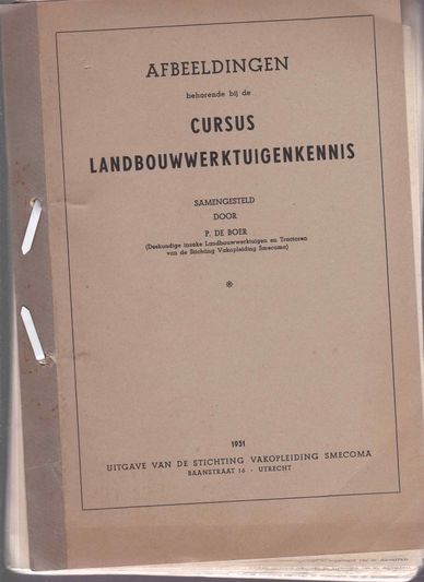 Afbeeldingen Cursus Landbouwwerktuigen