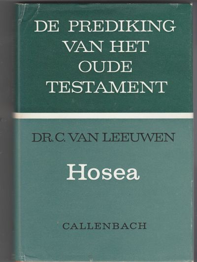 De prediking van het Oude Testament Hosea