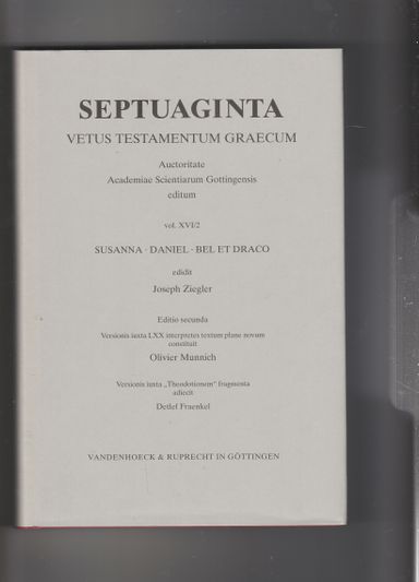 Septuaginta Susanna Daniel Bel Et Draco