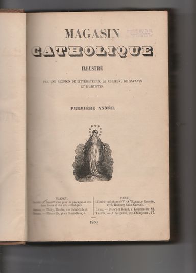 Magasin Catholique illustré 1850