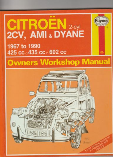 Citroën 2CV,Ami & Dyane 1967 to 1990