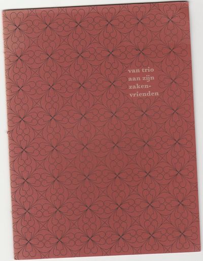 Te groot om drukker te zijn Van Trio aan zijn zakenvrienden