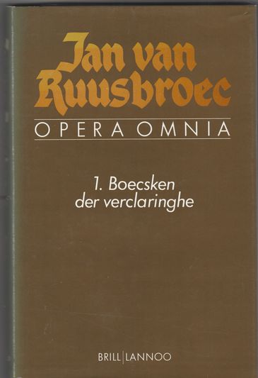 Jan van Ruusbroec Opera Omnia