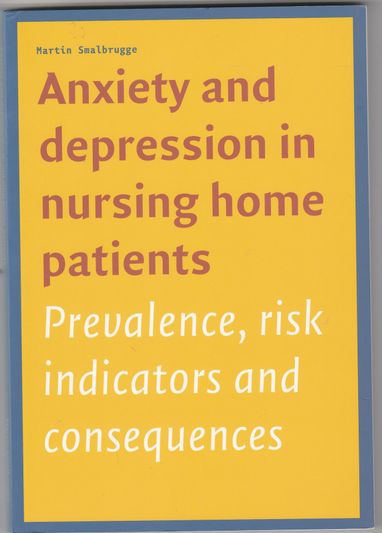 Anxiety and depression in nursing home patients