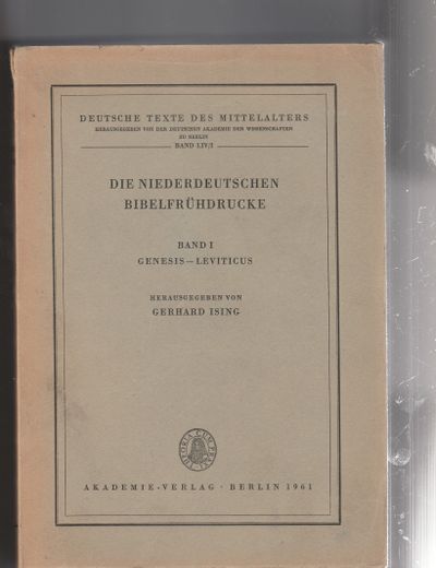 Die Niederdeutschen Bibelfruhdrucke compleet