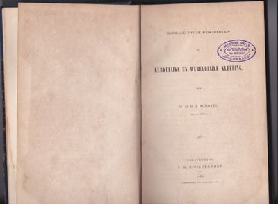 Bijdrage tot de geschiedenis der Kerkelijke en wereldlijke kleeding
