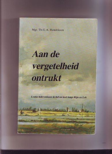 Aan de vergetelheid ontrukt