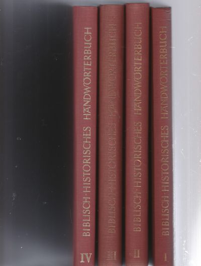 Biblisch Historisches Handwörterbuch 4 delen