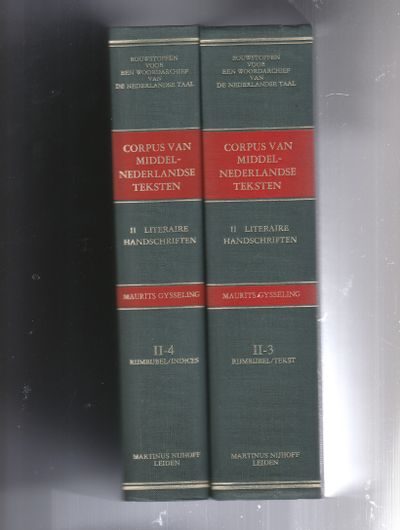 Corpus van Middelnederlandse Teksten 2 delen