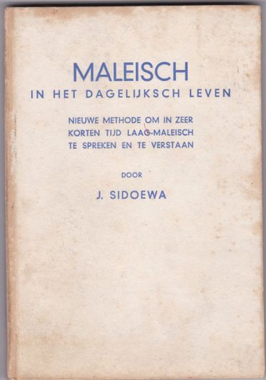 Maleisch in het dagelijksch leven