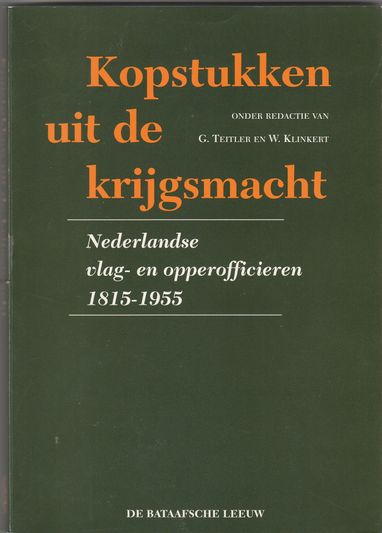 Kopstukken uit de krijgsmacht