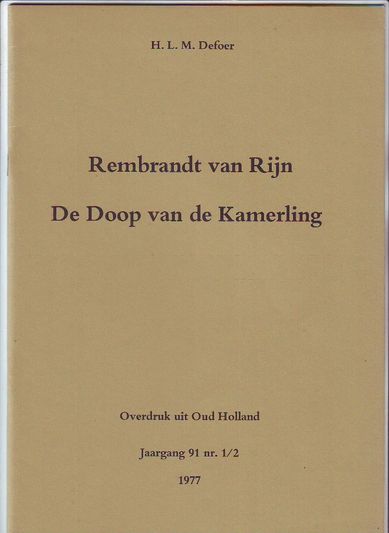 Rembrandt van Rijn de doop van de Kamerling