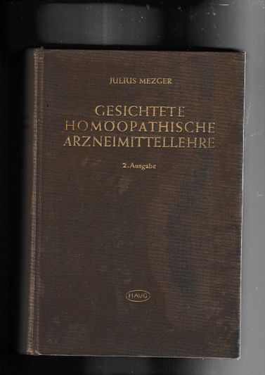 Gesichtete Homoopathische Arzneimittellehre