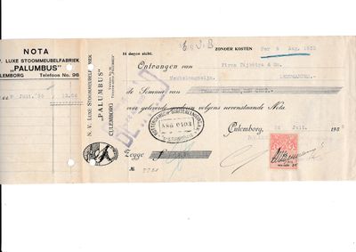 Culemborg Luxe stoommeubelfabriek Palumbus