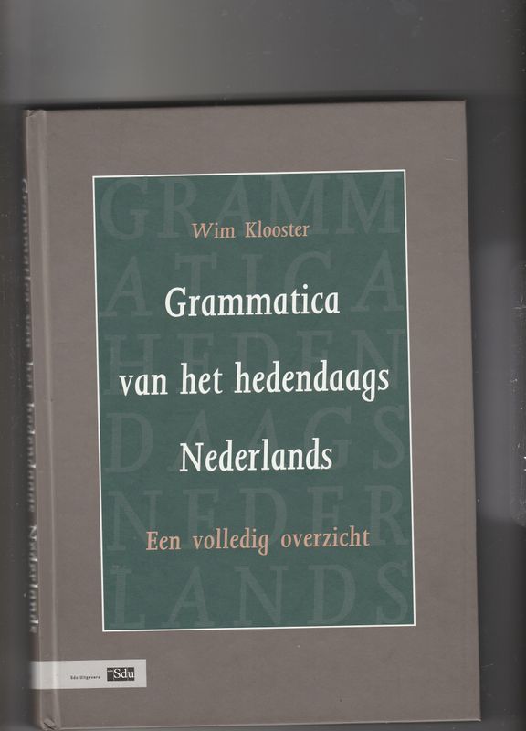 Grammatica van het hedendaags Nederlands