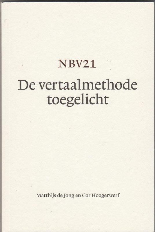 NBV21 De vertaalmethode toegelicht